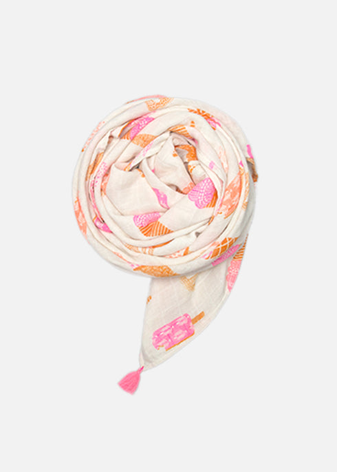 Newborn Swaddle Muslin Wrap Ice Cream